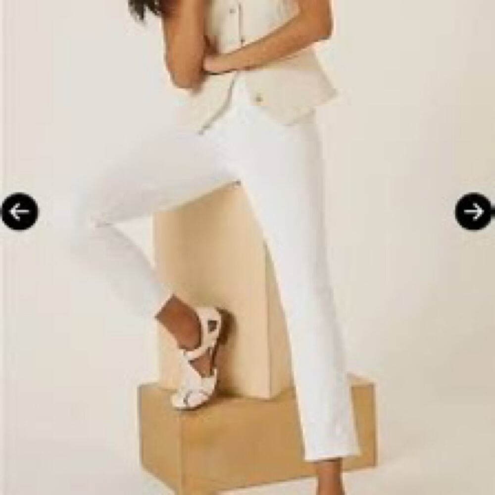 Mother Denim $228 Ankle Frayed Jeans Stretchy Size 24